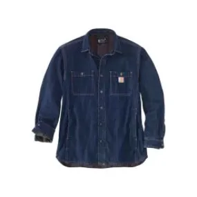 105605 Work Shirt Jacket Denim Lined - Carhartt