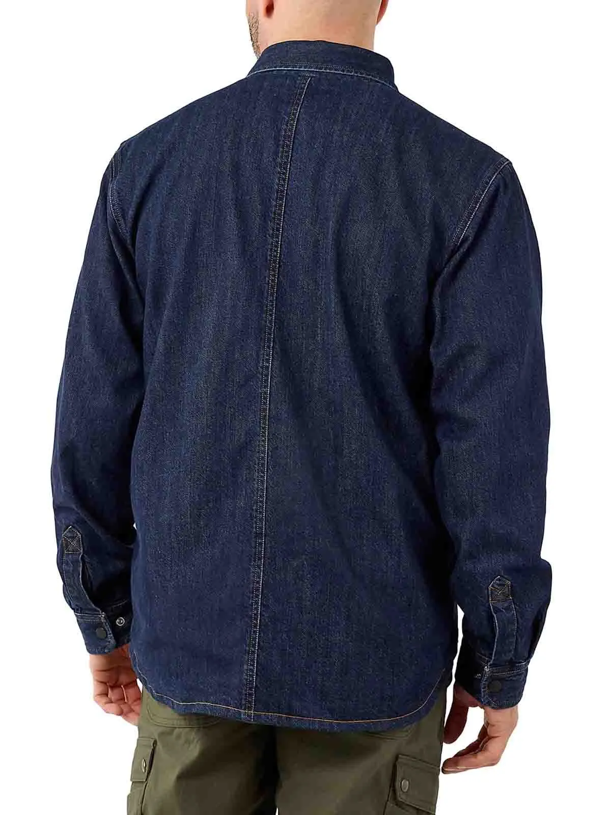 105605 Work Shirt Jacket Denim Lined - Carhartt