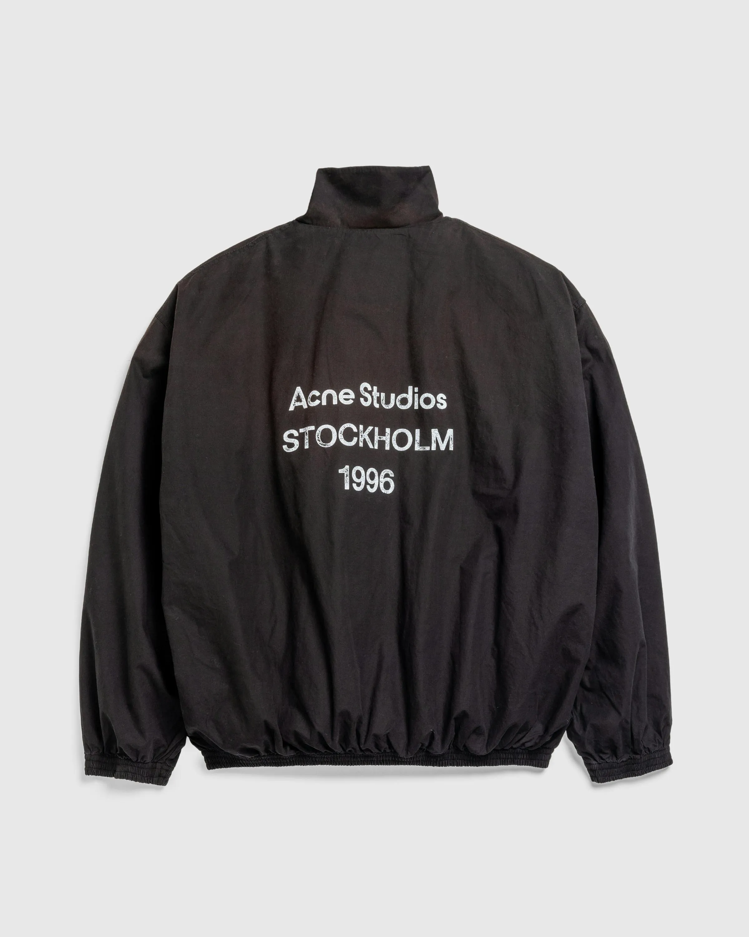 Acne Studios – Logo Zipper Jacket Black | Highsnobiety Shop