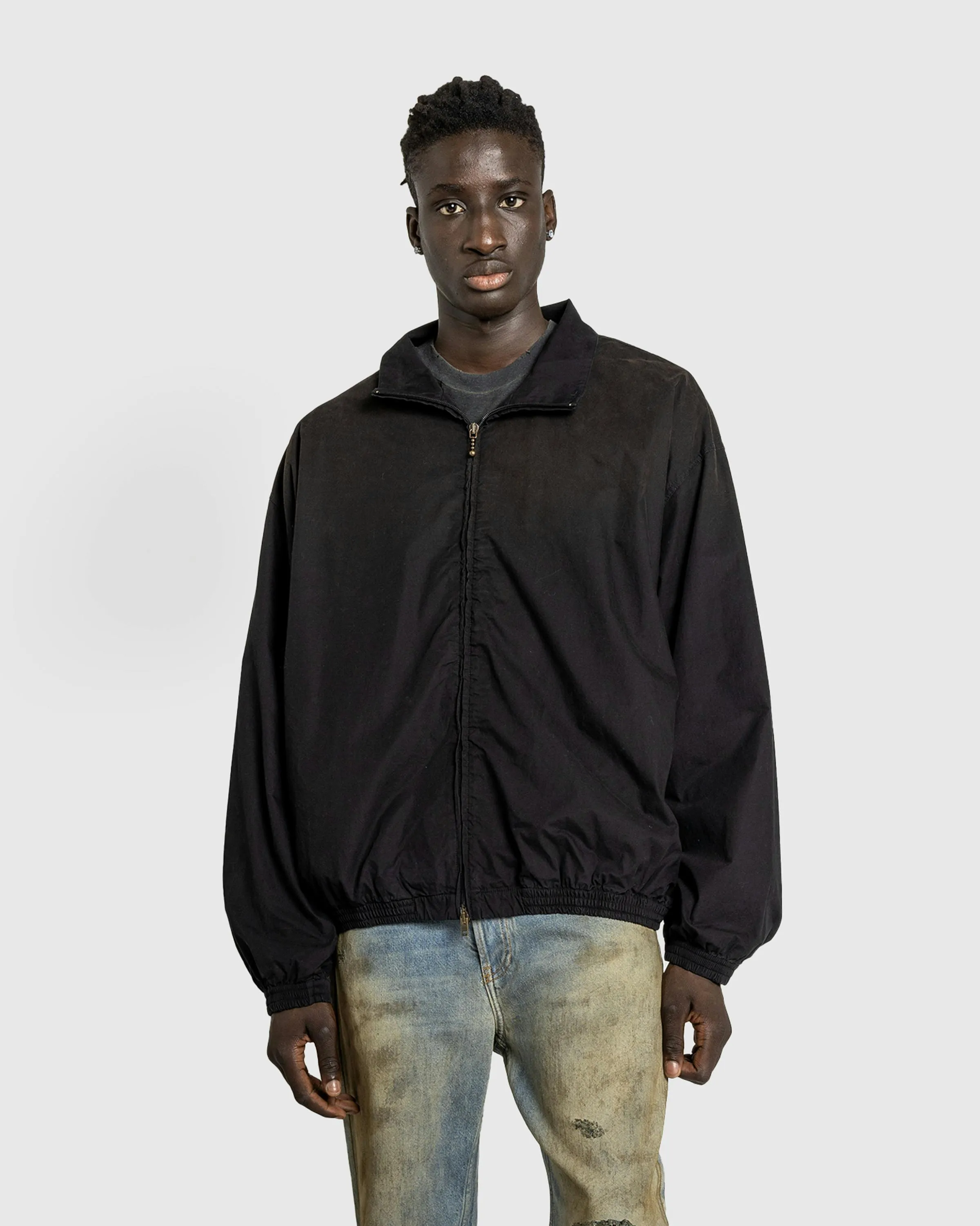 Acne Studios – Logo Zipper Jacket Black | Highsnobiety Shop