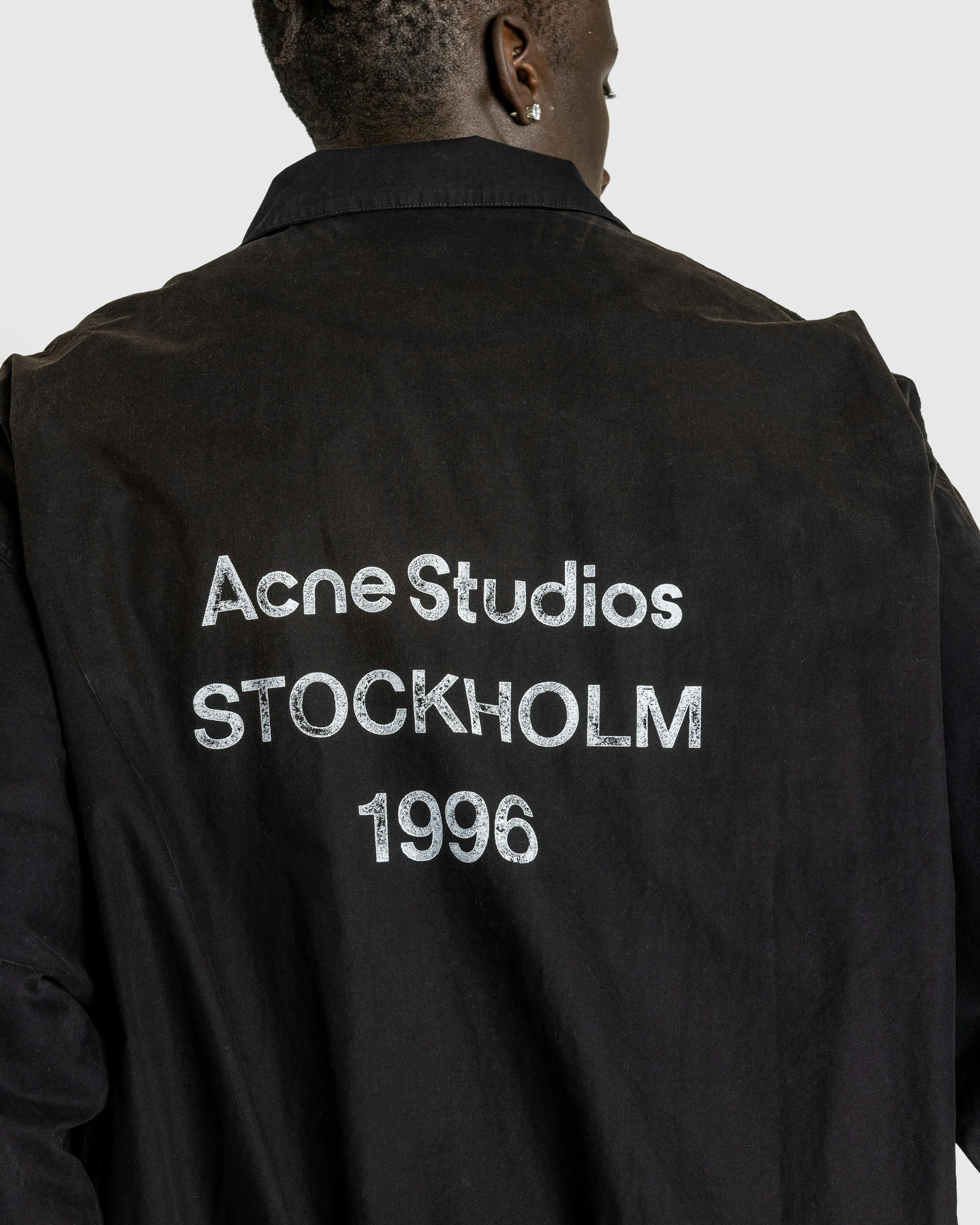 Acne Studios – Logo Zipper Jacket Black | Highsnobiety Shop