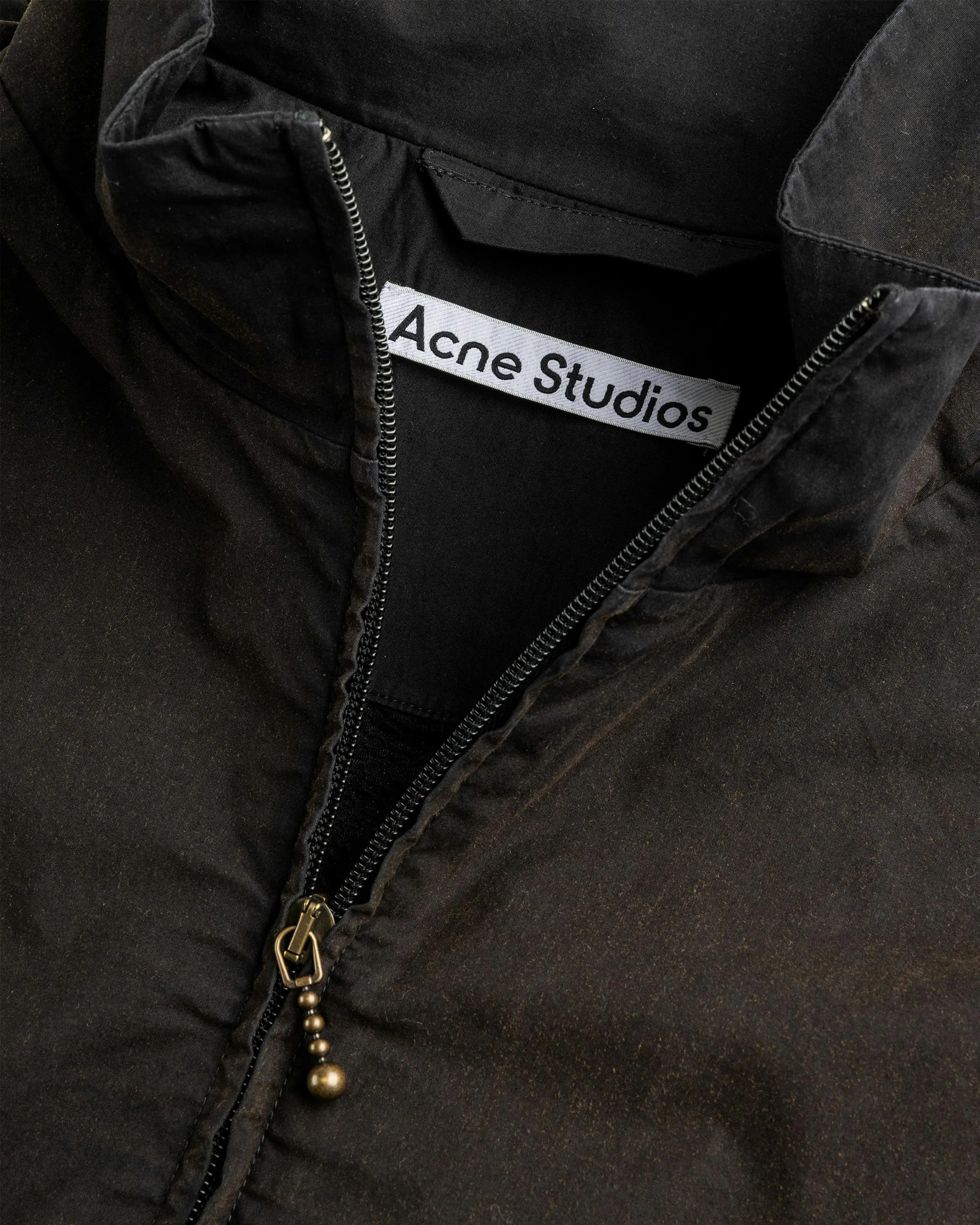 Acne Studios – Logo Zipper Jacket Black | Highsnobiety Shop