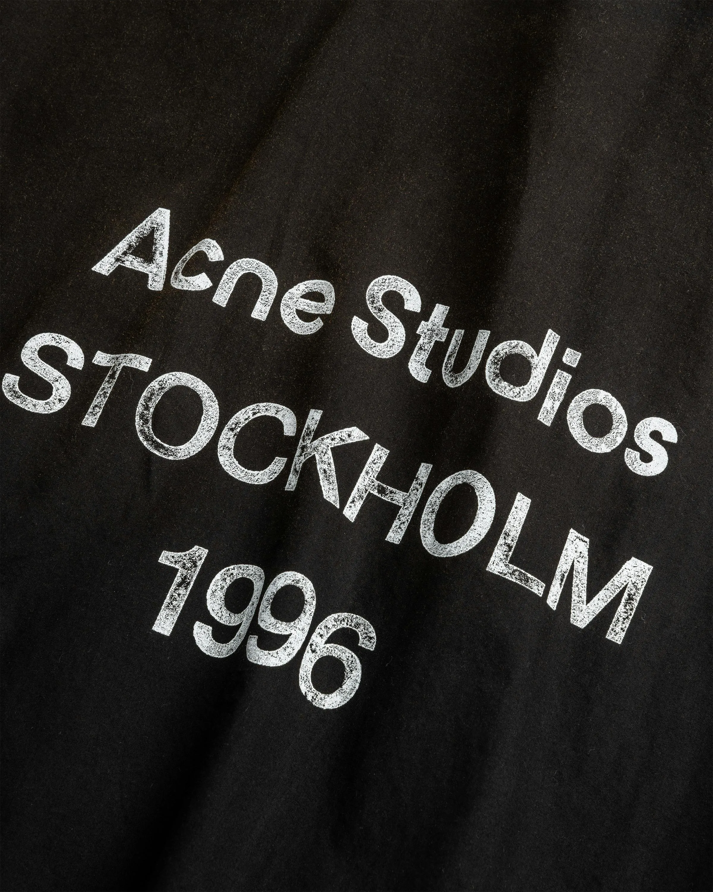 Acne Studios – Logo Zipper Jacket Black | Highsnobiety Shop