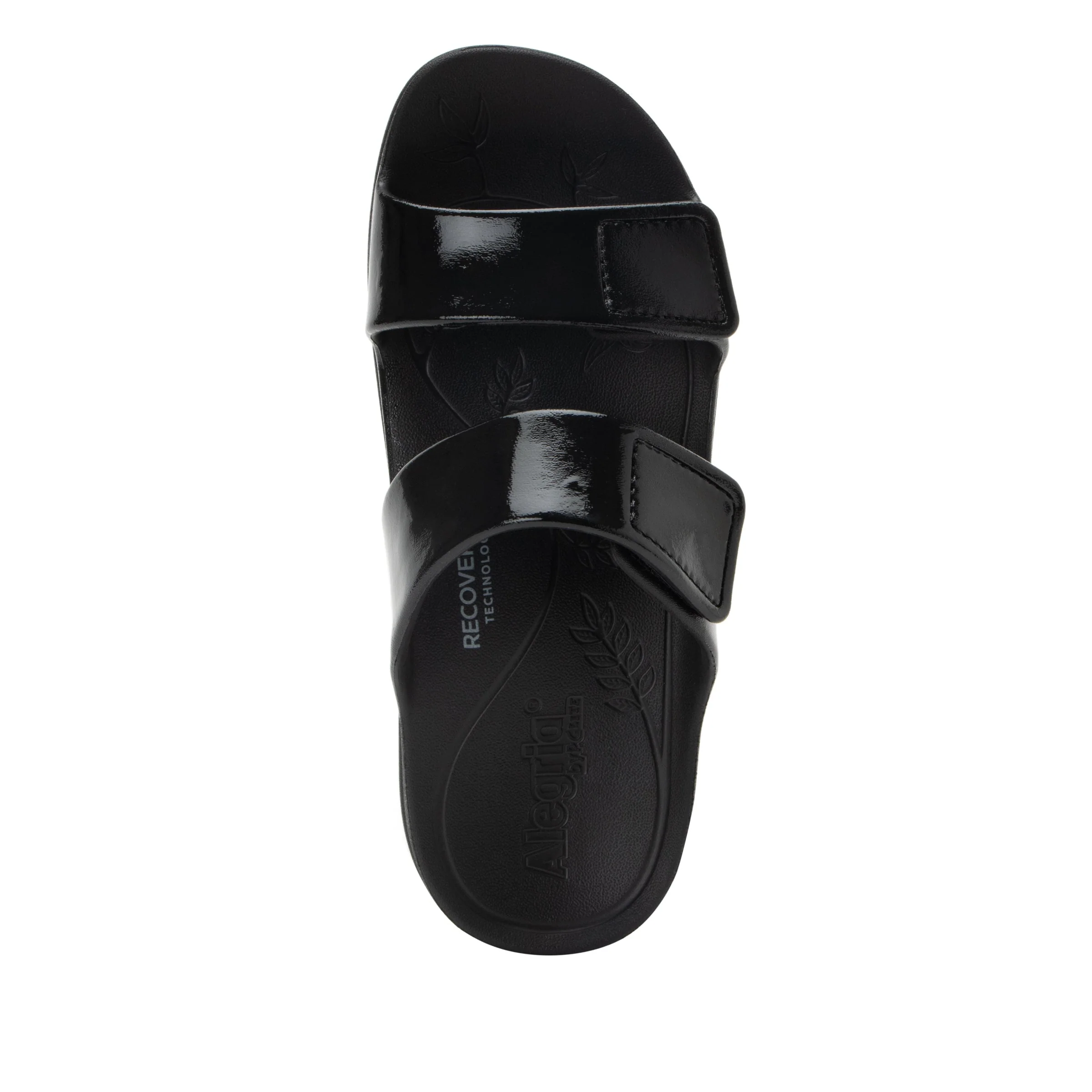 Alegria Women’s Orbyt Gloss Sandals-Black