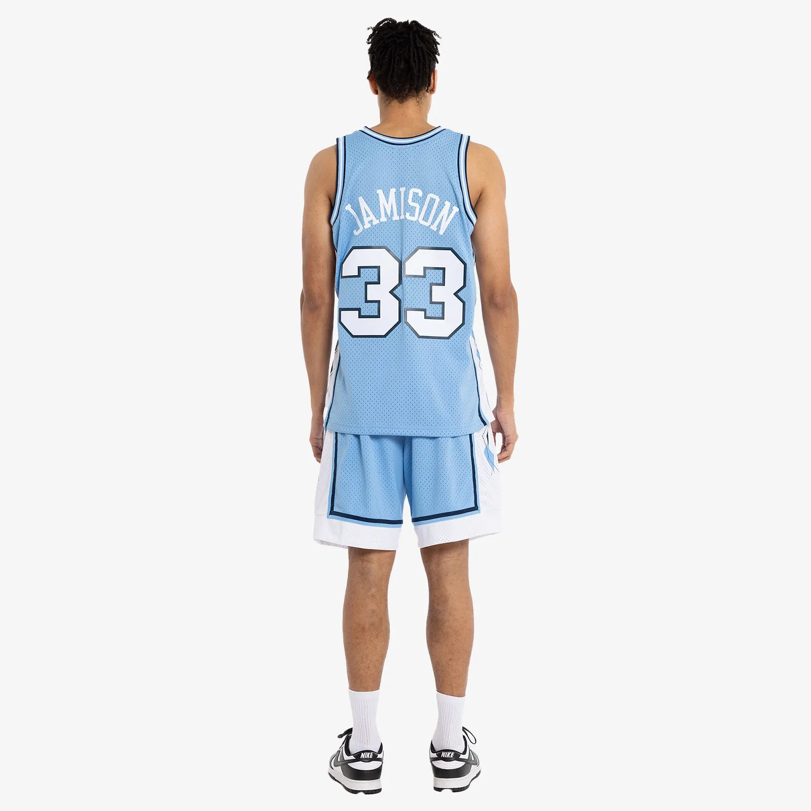 Antawn Jamison University of North Carolina Tar Heels 1995-96 HWC Swingman Jersey - Light Blue