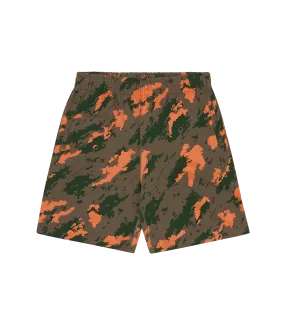 A/O CAMO PRINT SHORTS - GREEN