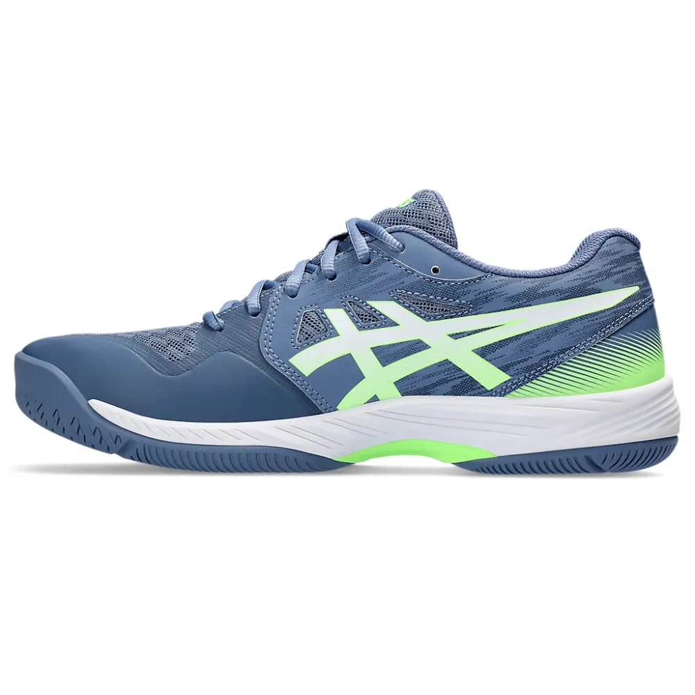 ASICS Men's Gel-Court Hunter 3 Badminton Shoe (Denim Blue/Lime Burst)