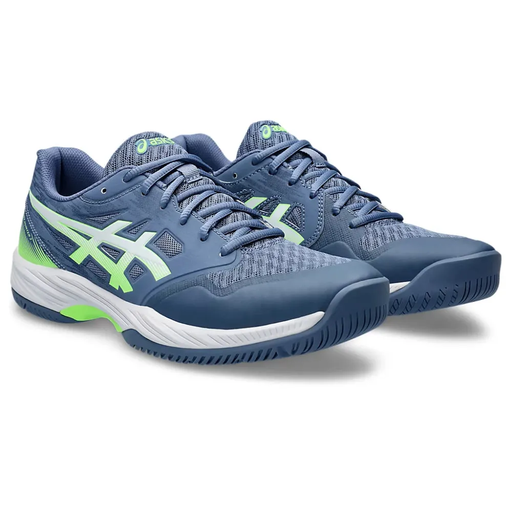 ASICS Men's Gel-Court Hunter 3 Badminton Shoe (Denim Blue/Lime Burst)