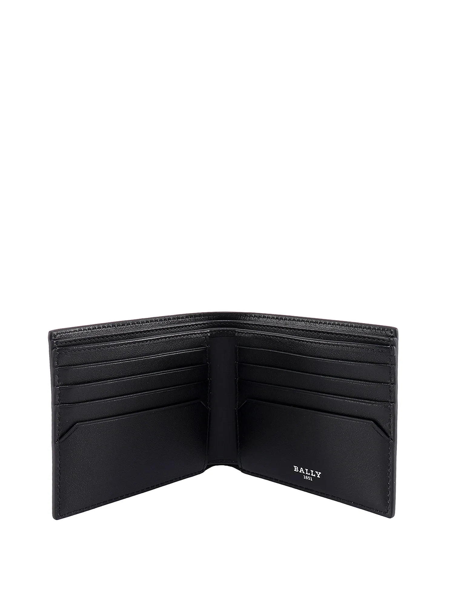 Bally Logo Plaque Bi-Fold Wallet