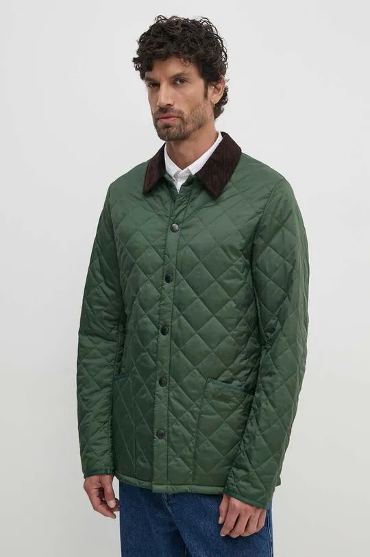 Barbour jacket men's green color