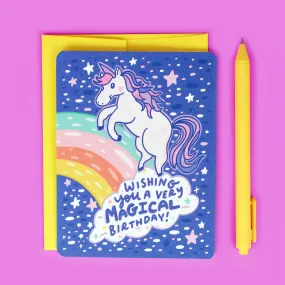 Birthday Card, Unicorn