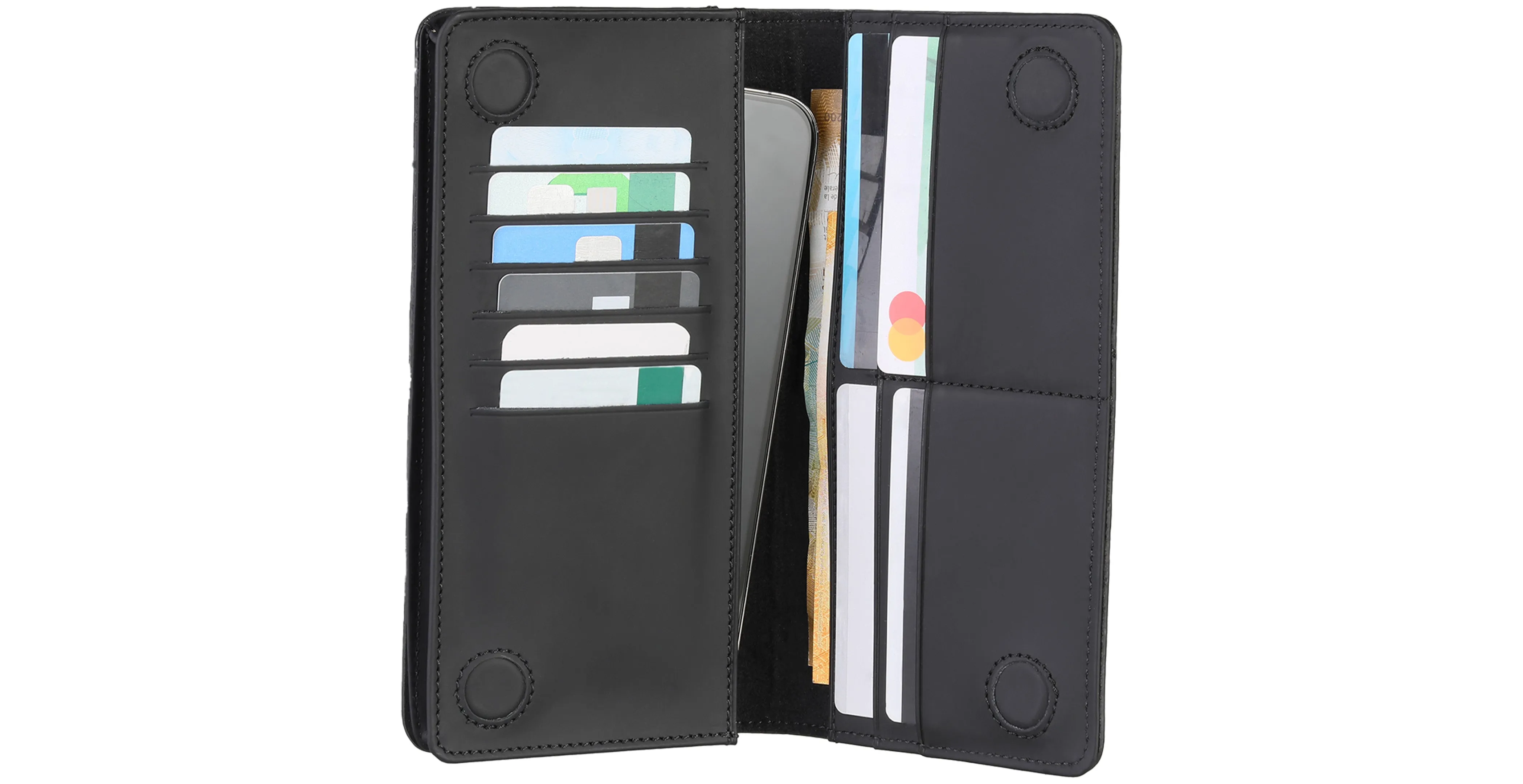 BNJ PHONE WALLET CASE BLACK PYTHON CUT  MATT NAPPA