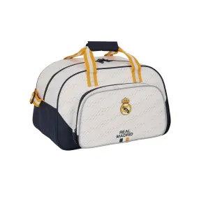 Bolsa Deporte Redonda Blanca/Dorada