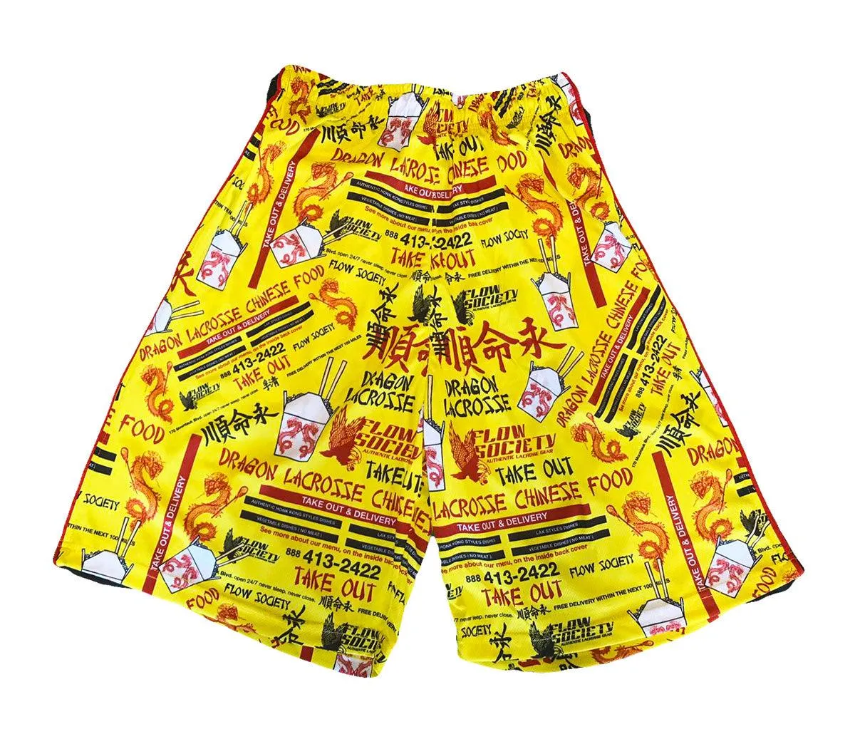 Boys Chinese Take Out Attack Shorts