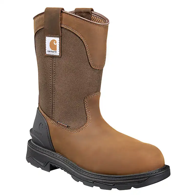 Carhartt IRONWOOD WATERPROOF 11 SOFT TOE WELLINGTON 10.5M Bison Brown Oil Tan