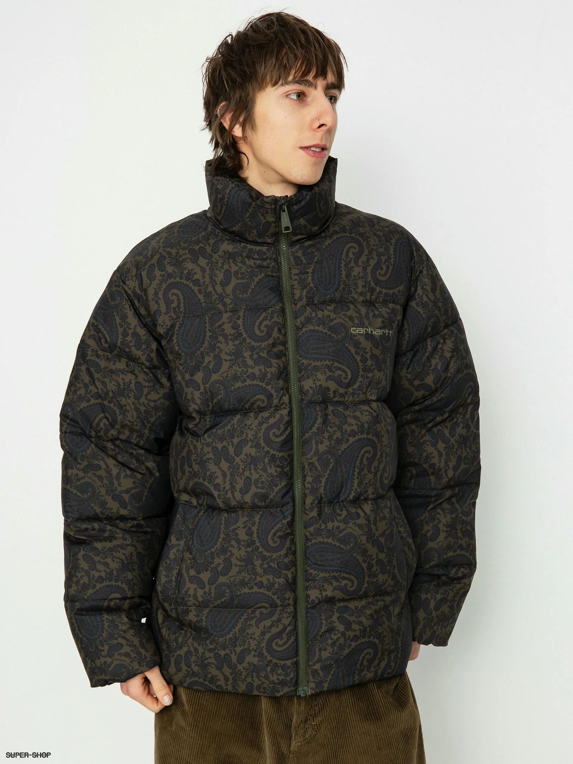 Carhartt WIP Springfield Jacket (paisley print plant/black)