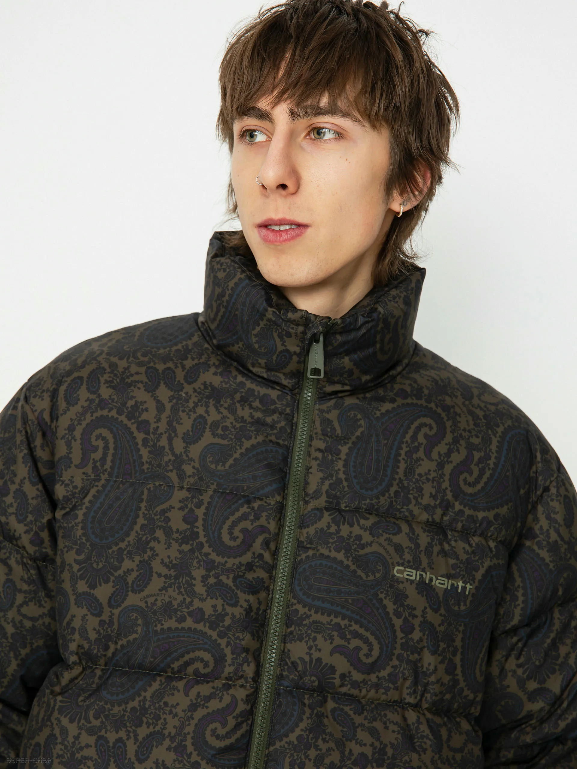 Carhartt WIP Springfield Jacket (paisley print plant/black)