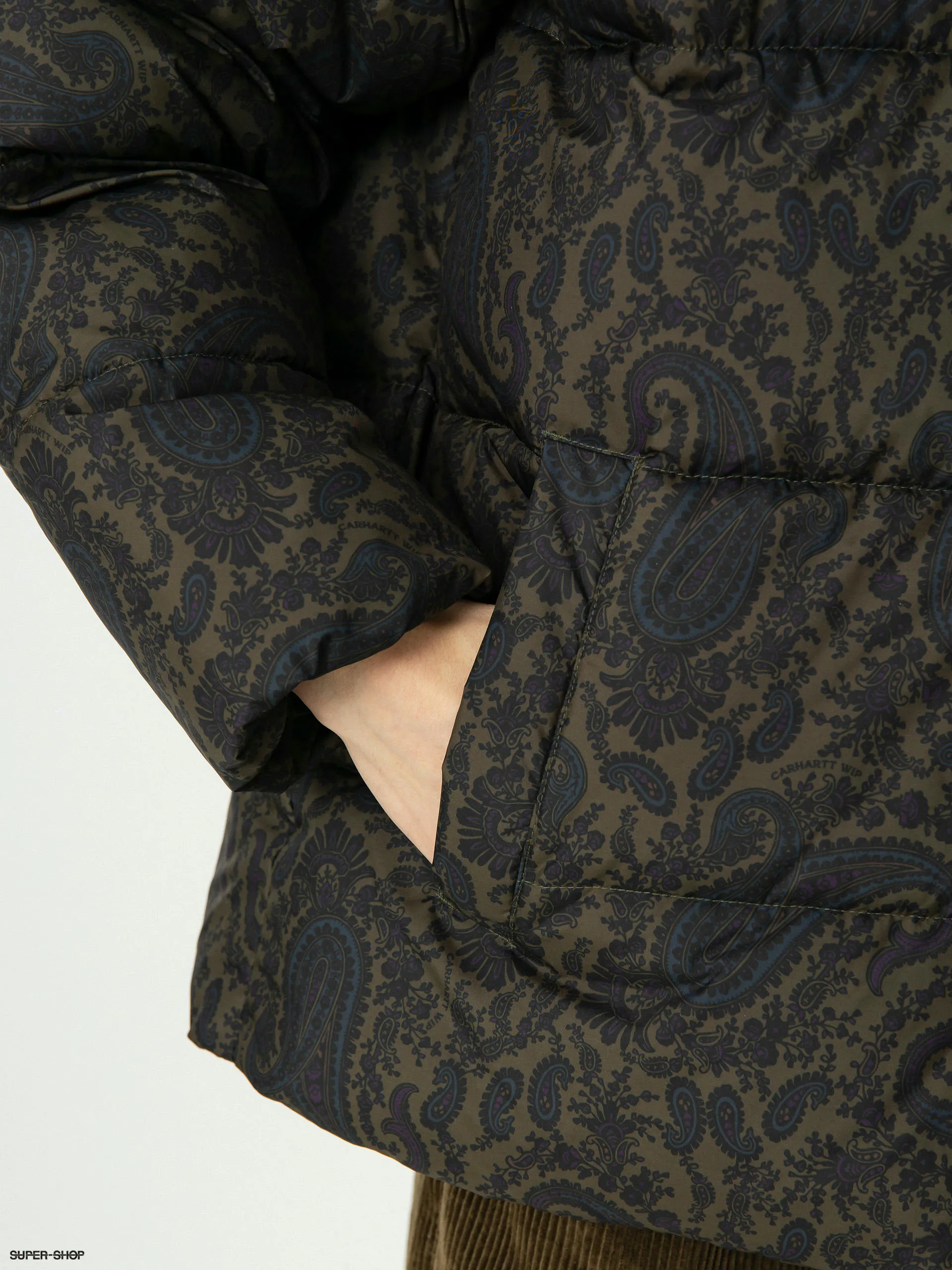 Carhartt WIP Springfield Jacket (paisley print plant/black)