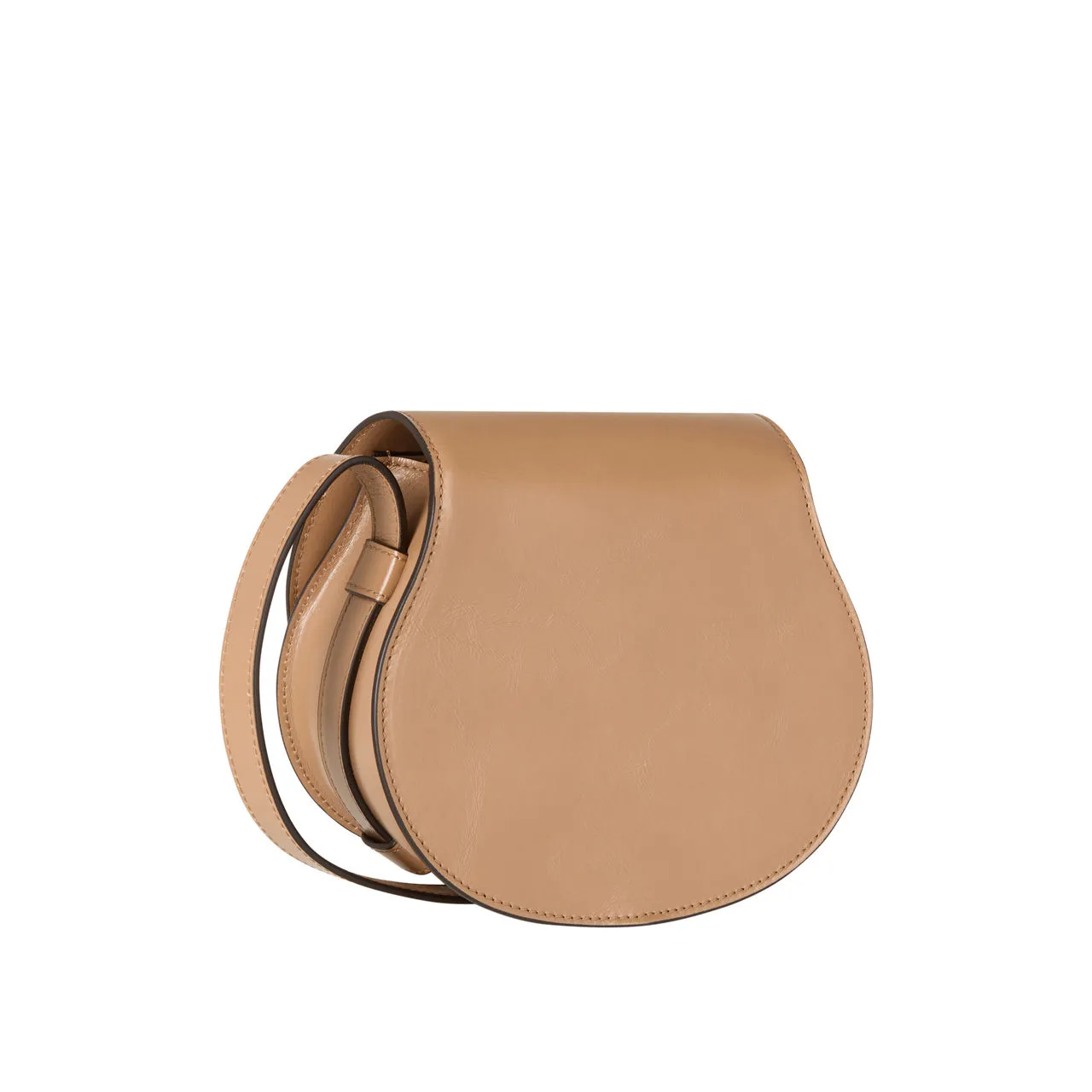 CHLOÉ The Sustainable Edit Marcie Leather Crossbody Bag - Woodrose