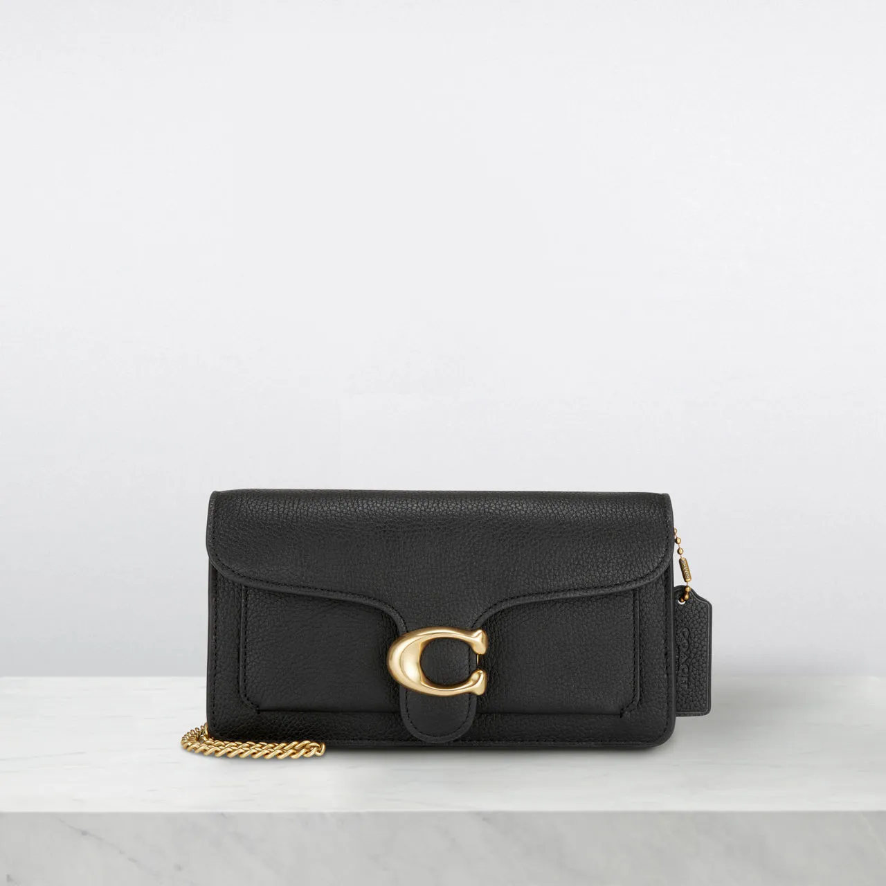 COACH Tabby Chain Strap Crossbody Bag - Black