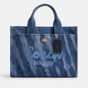 Coach Tie Dye Cargo Cotton-Canvas Tote