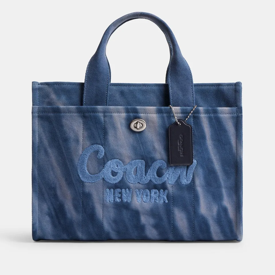 Coach Tie Dye Cargo Cotton-Canvas Tote