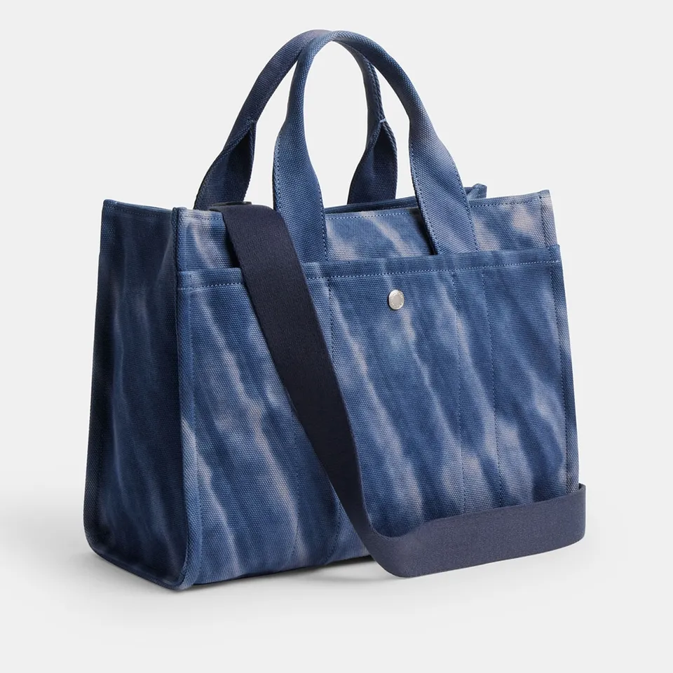 Coach Tie Dye Cargo Cotton-Canvas Tote