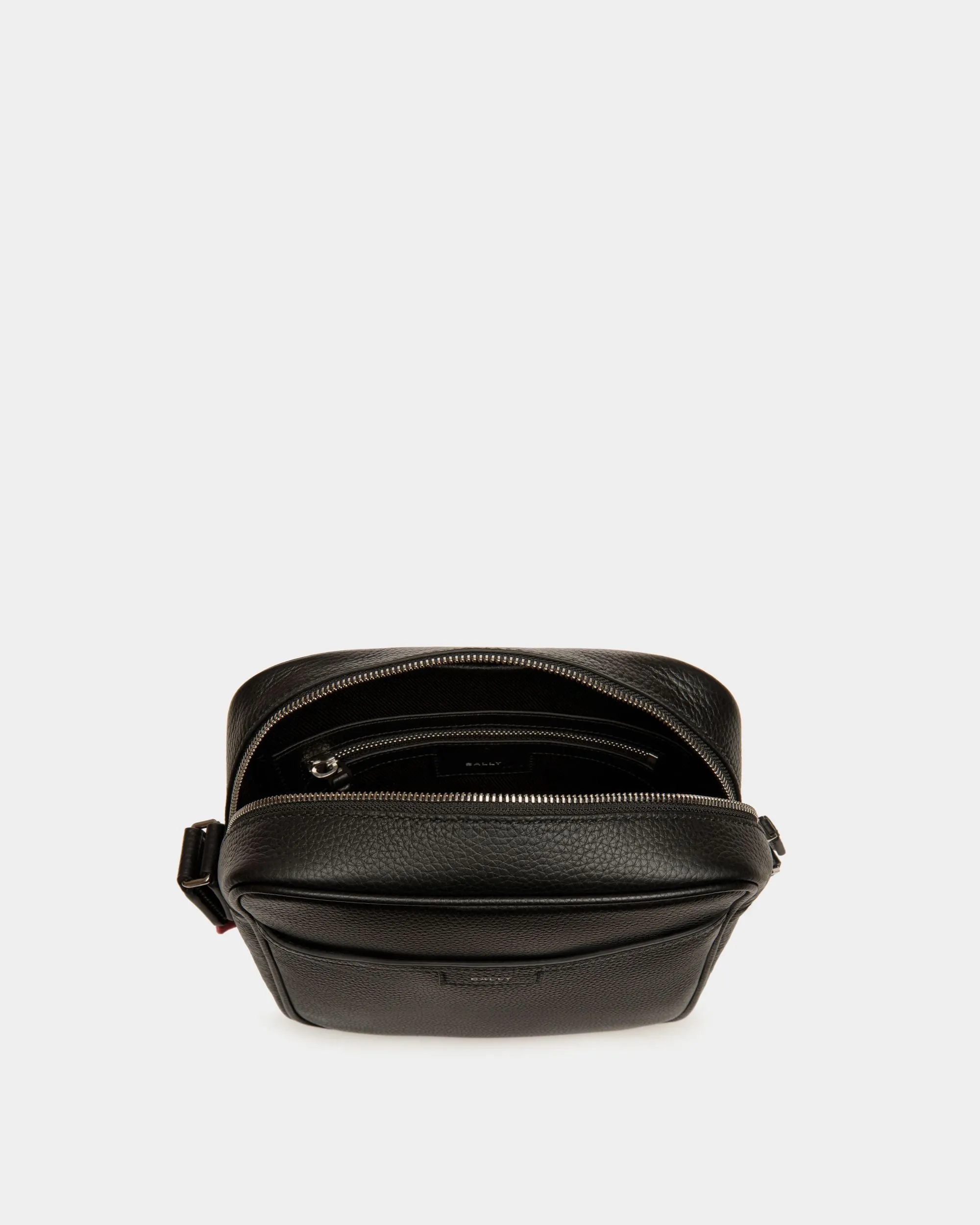 Code Crossbody Bag in Leather 