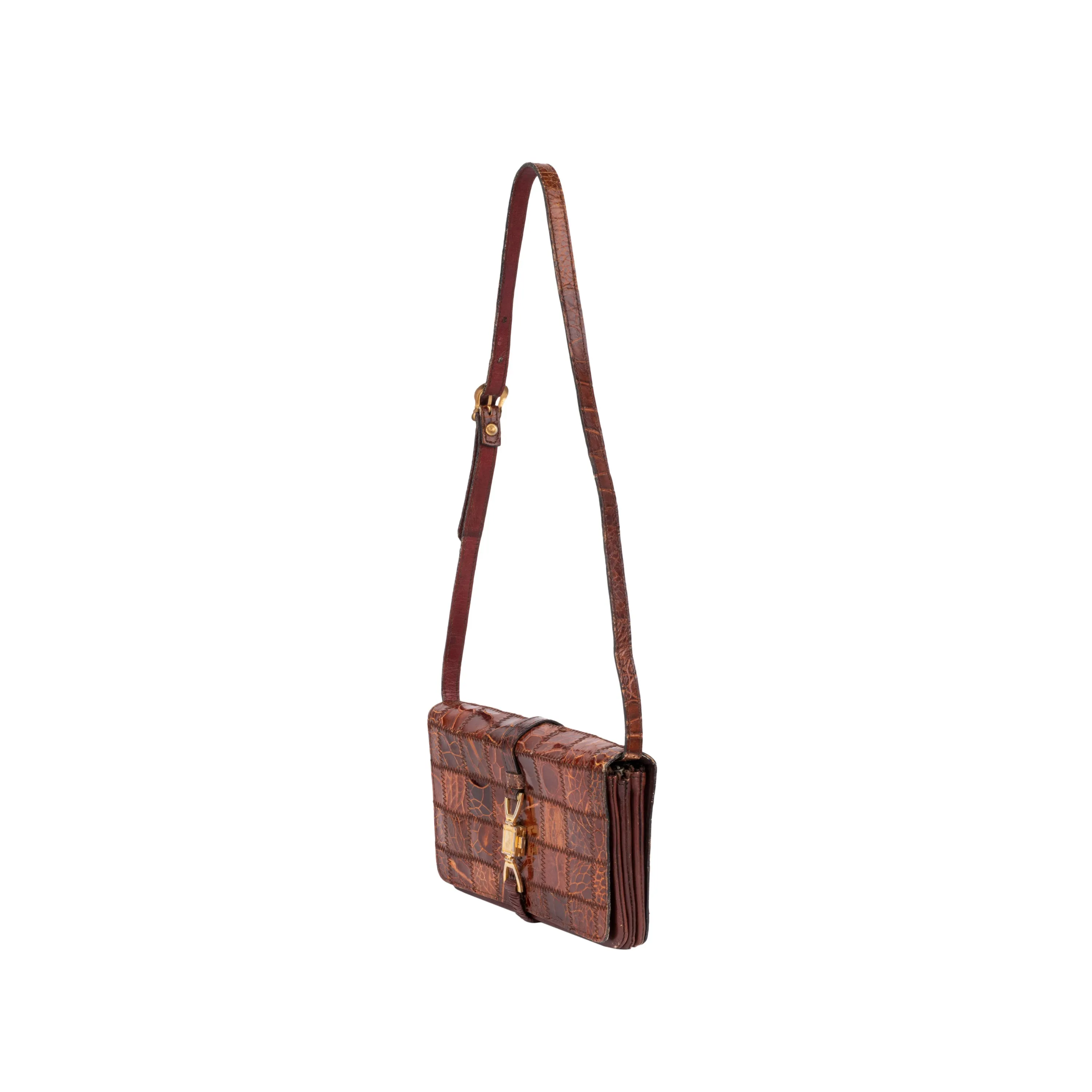 Collection Privée Brown Leather Bag - '70s