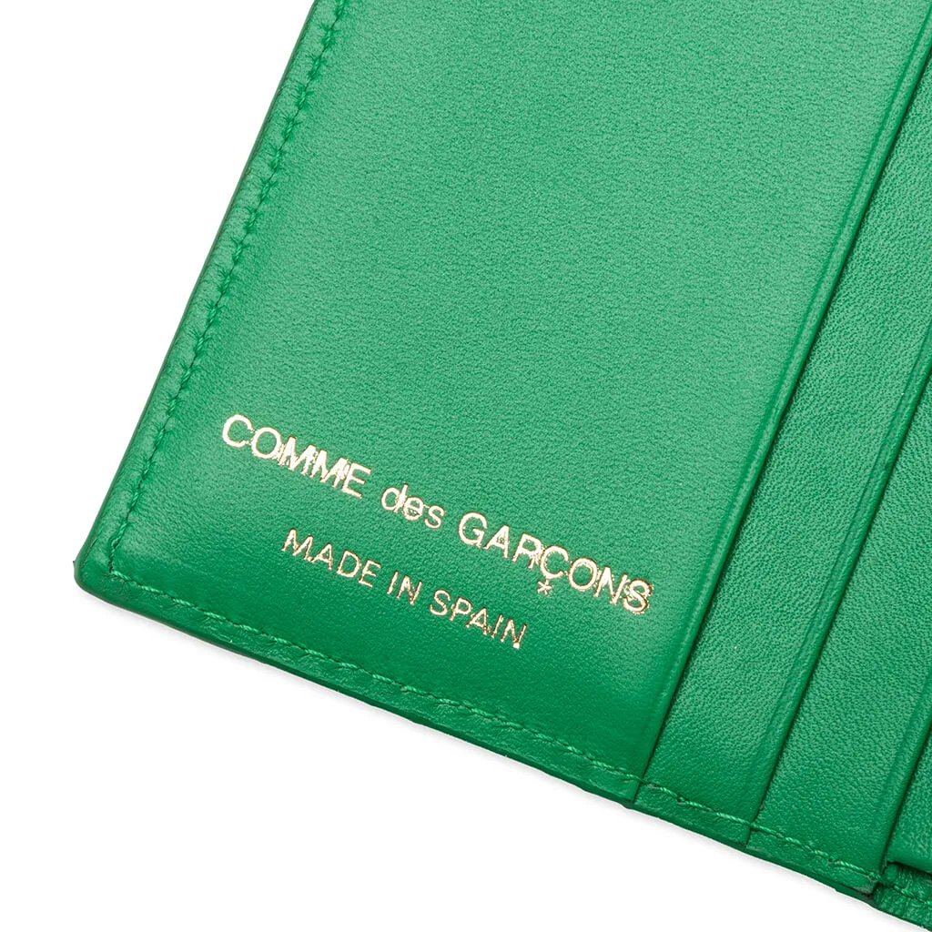 Comme des Garcons Forest Wallet - Green