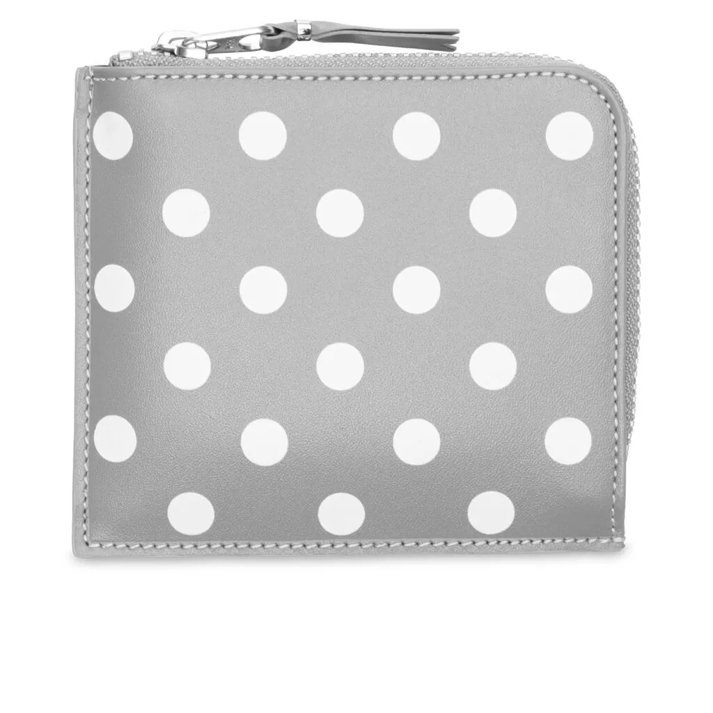 Comme des Garcons SA3100PD Polka Dots Wallet - Grey