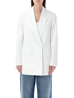 COMPACT POPLIN BLAZER