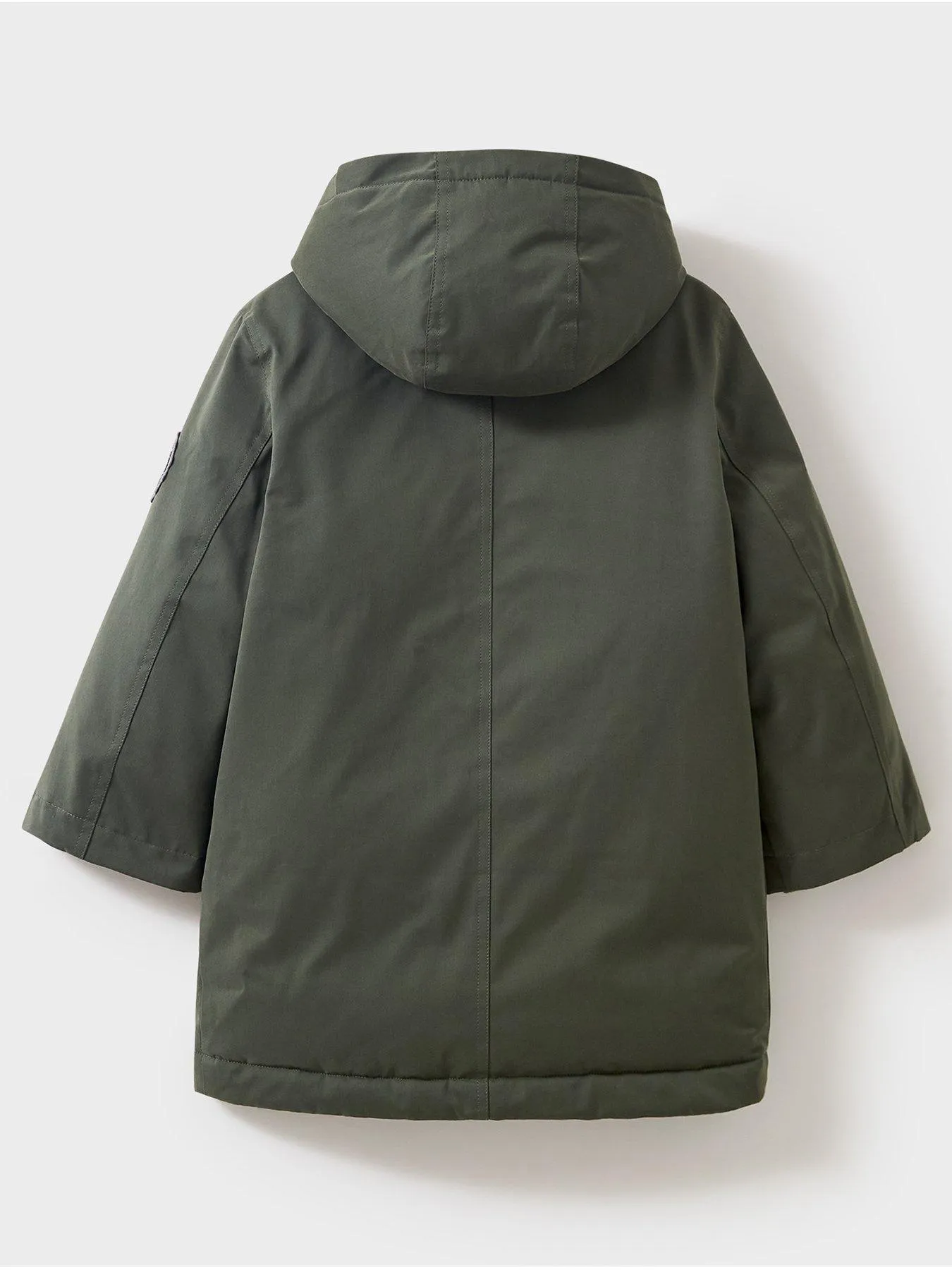 Crew Clothing Boys Parka Coat - Khaki