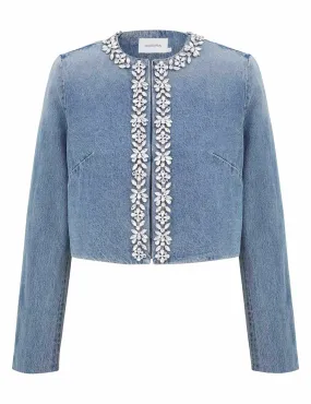 Crush Embellished Denim Jacket