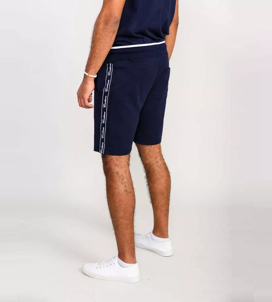 D555 Mens Couture Elasticated Waistband Shorts With Branded Side Panels (BRANTHAM)