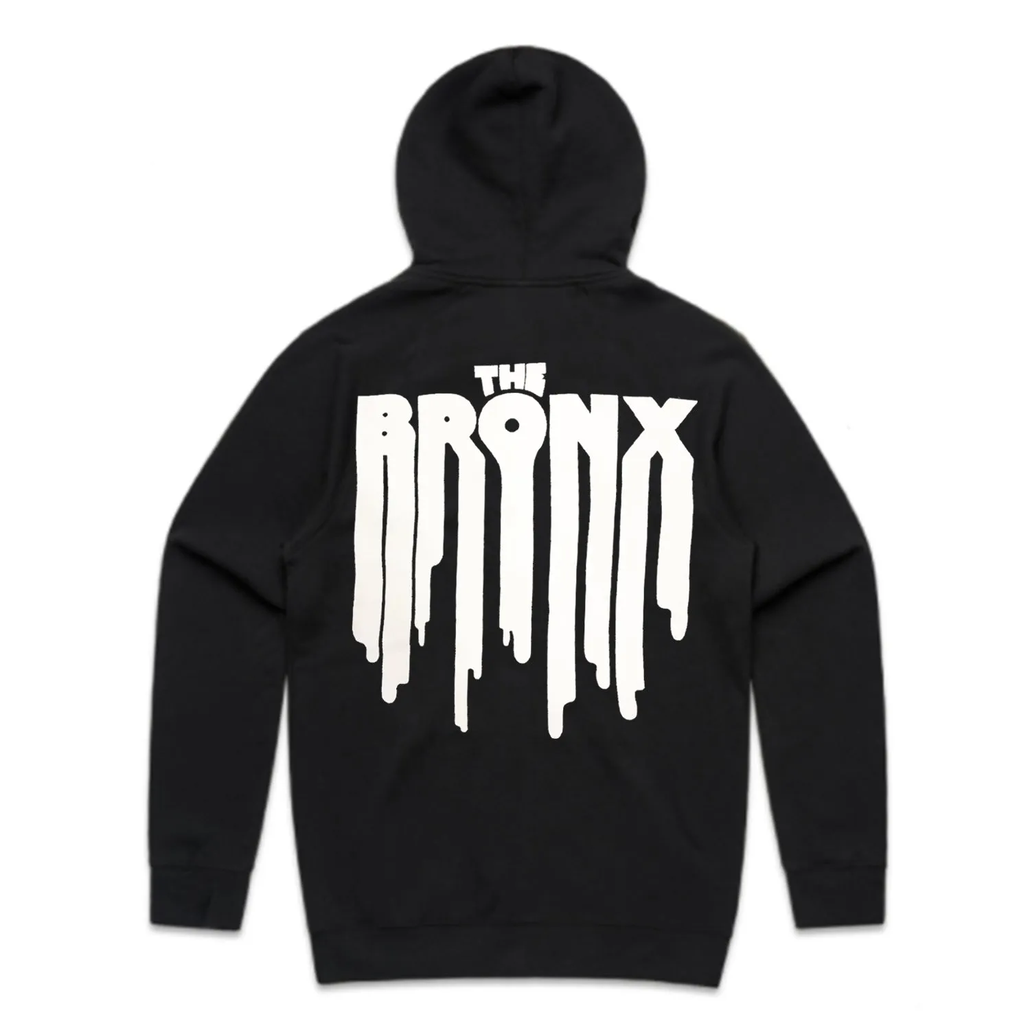 Drip Logo Zip Up Hoodie (Black)