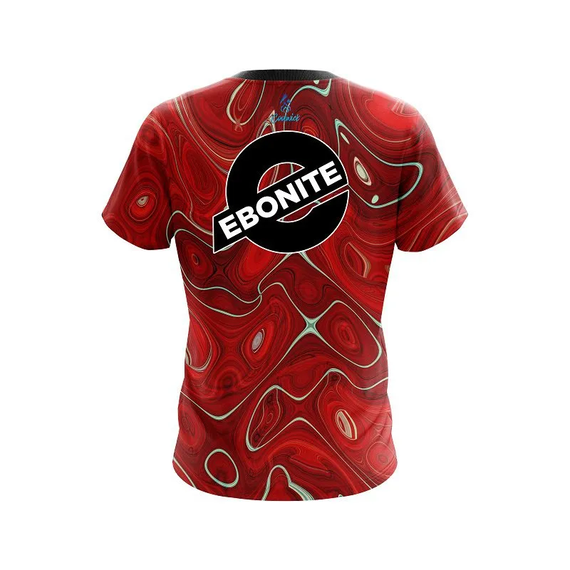 Ebonite Psychedelic Red Flow CoolWick Bowling Jersey
