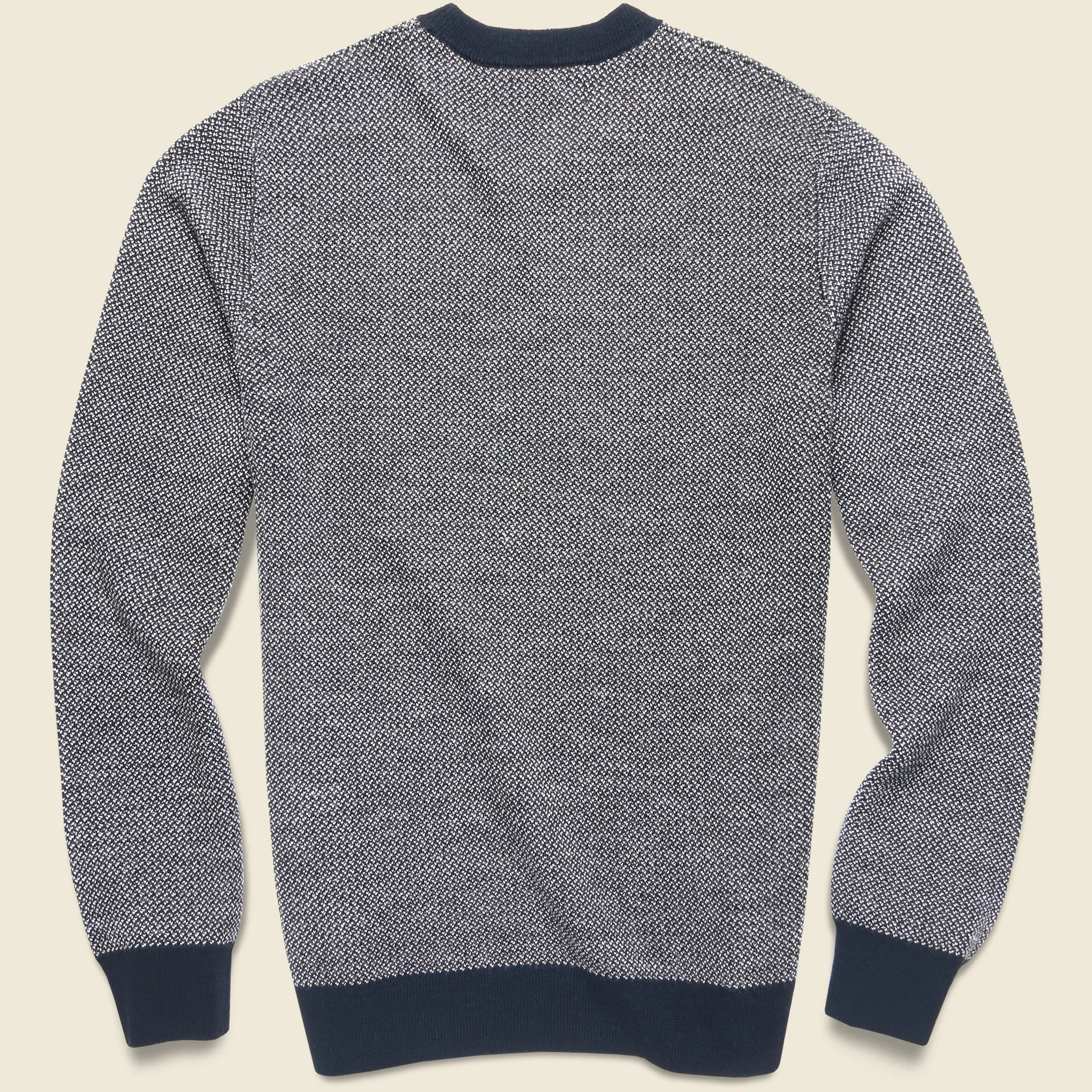 Everett Sweater - Navy Birdseye