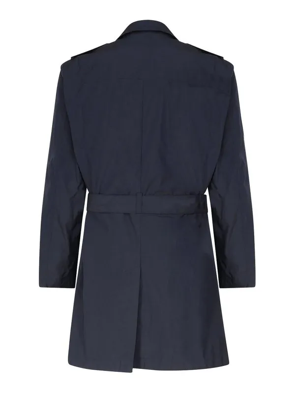 Fay Unlined Double-Breasted Trench Coat