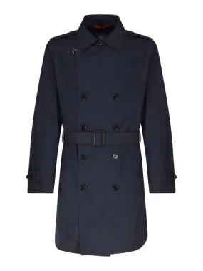 Fay Unlined Double-Breasted Trench Coat