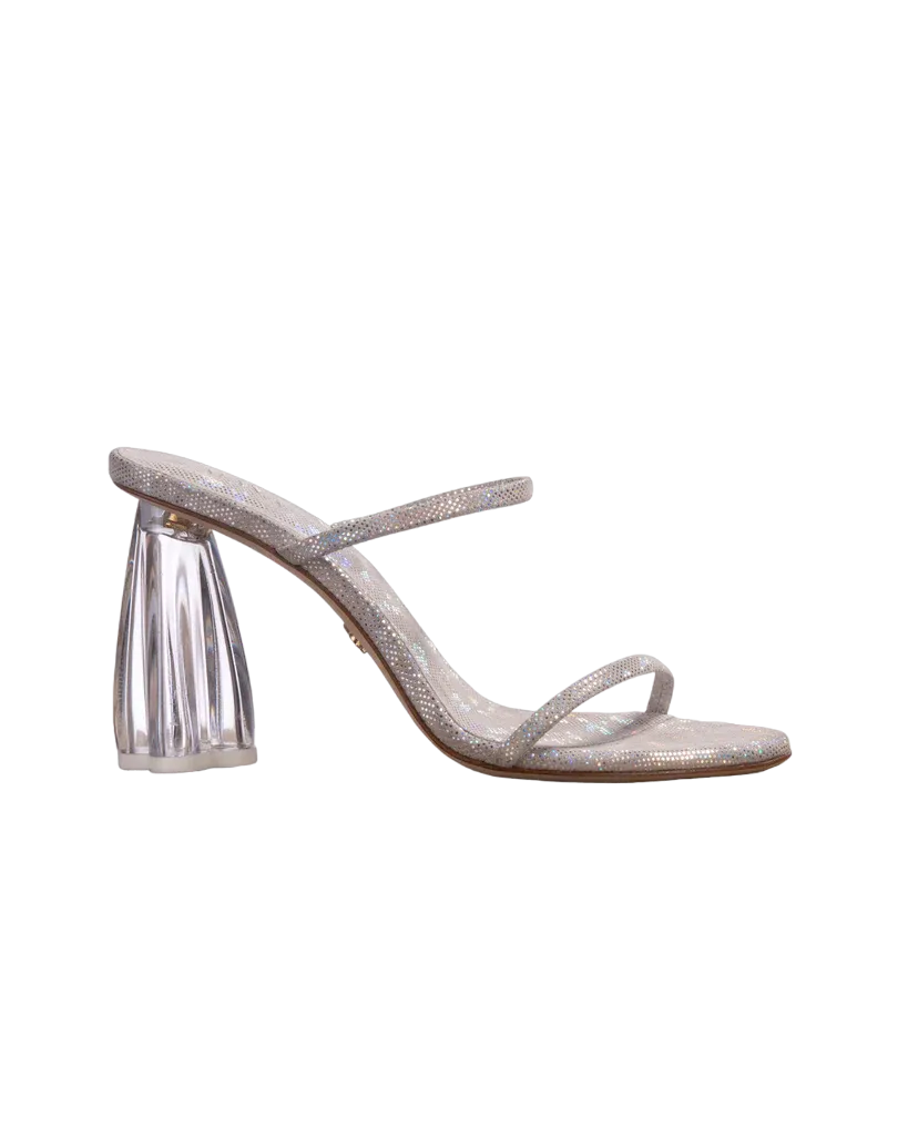 Fiorellini Glass Heel 95 Disco Suede