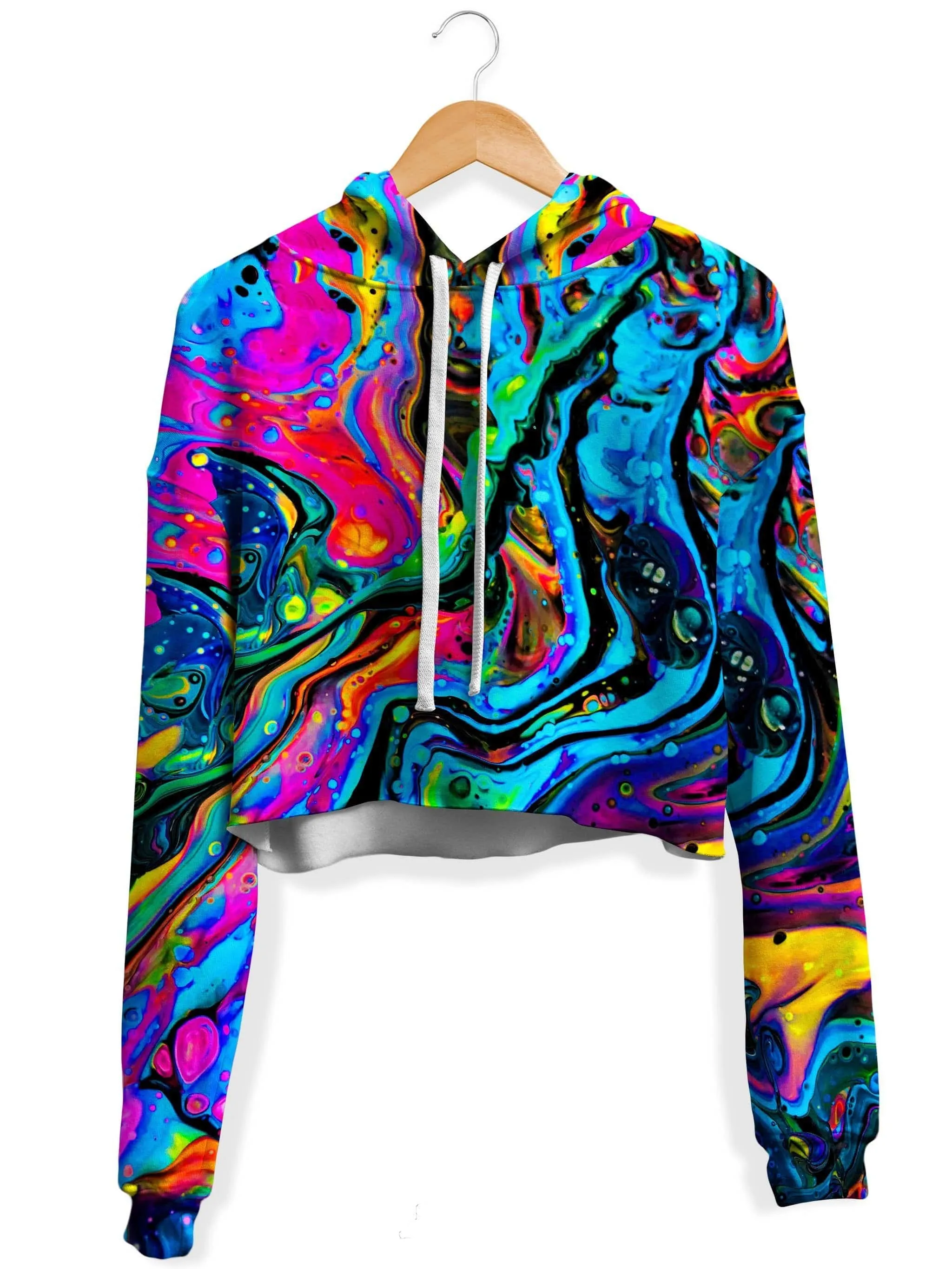 Funkadelic Fleece Crop Hoodie