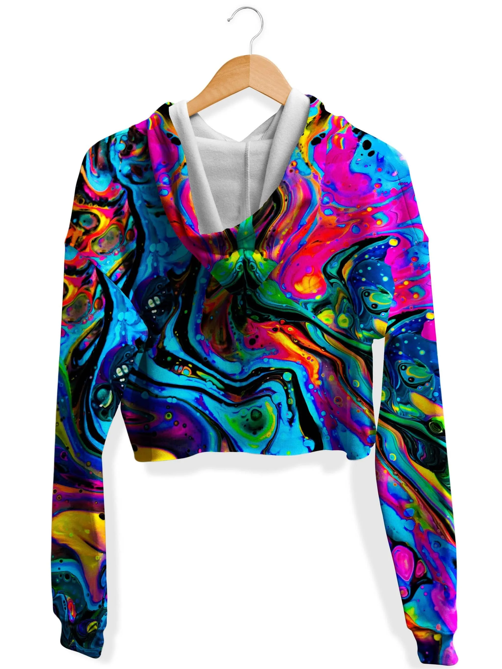 Funkadelic Fleece Crop Hoodie