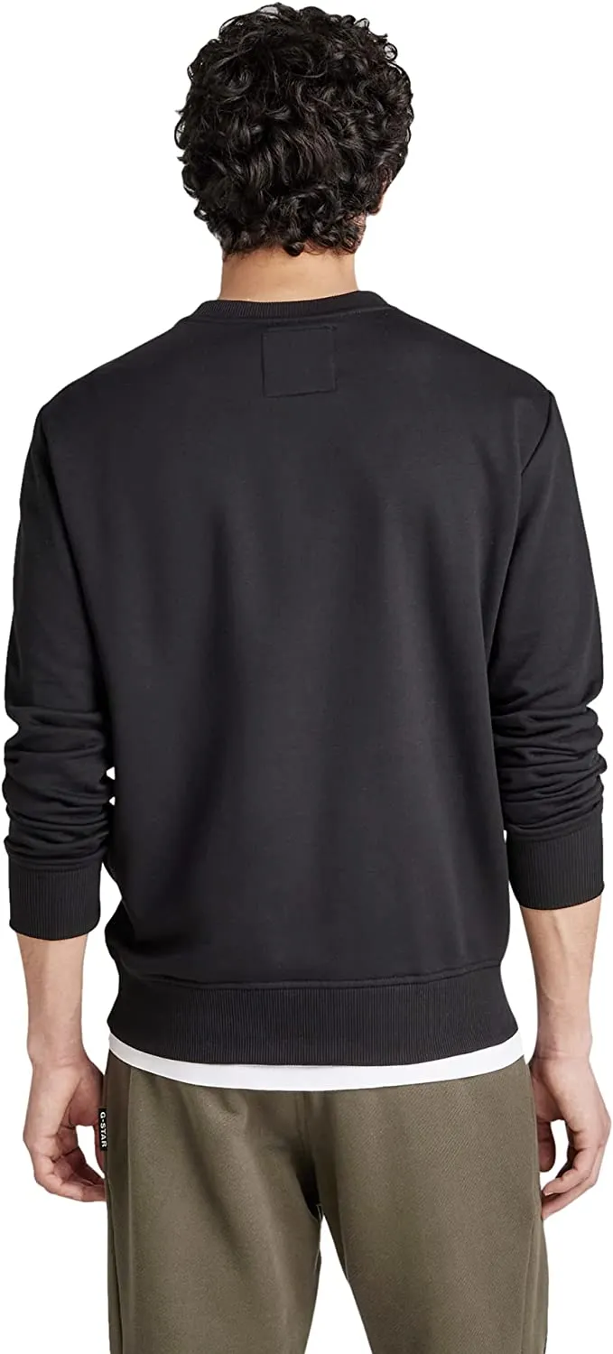 G-Star Raw Men's Crewneck Logo Graphic Sweatshirt