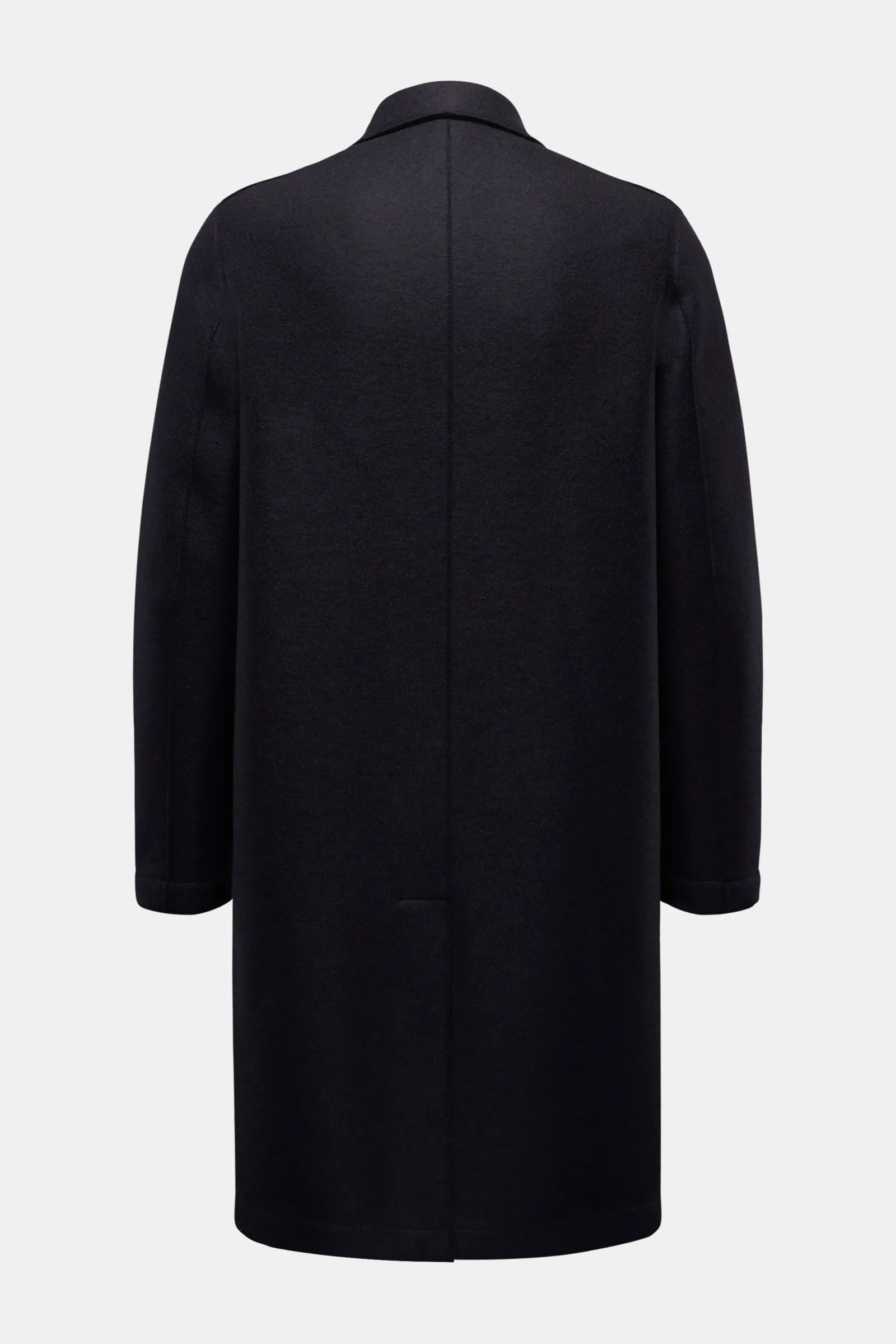 HARRIS WHARF LONDON wool coat navy