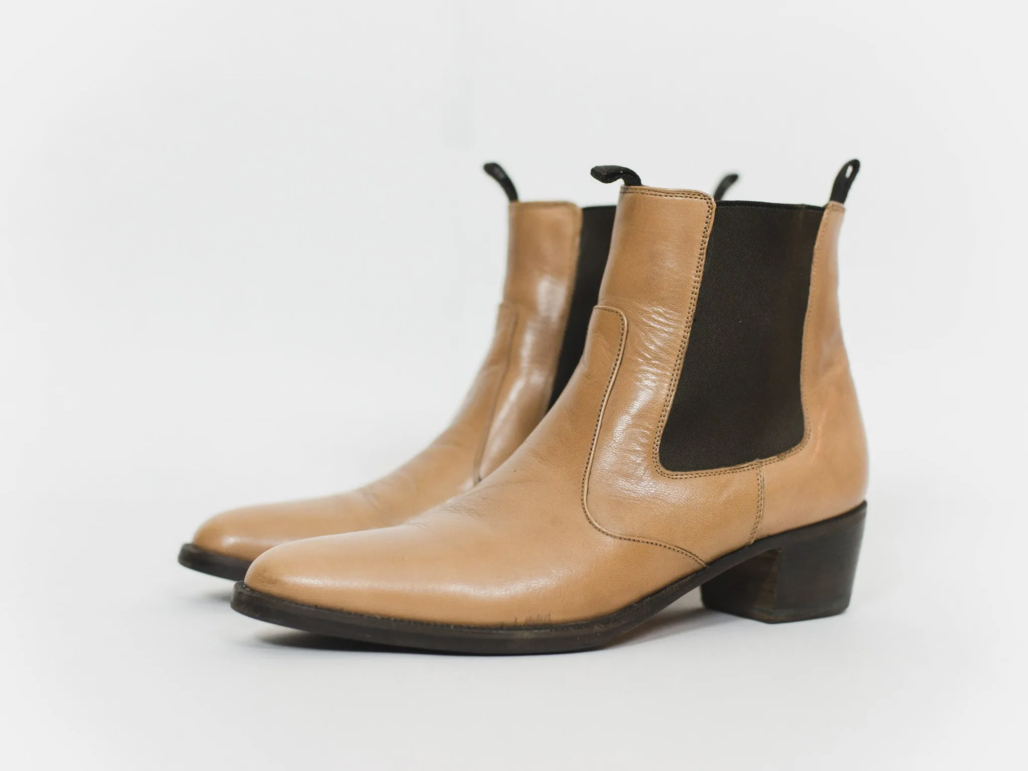 Helmut Lang Cuban Heel Chelsea Boots