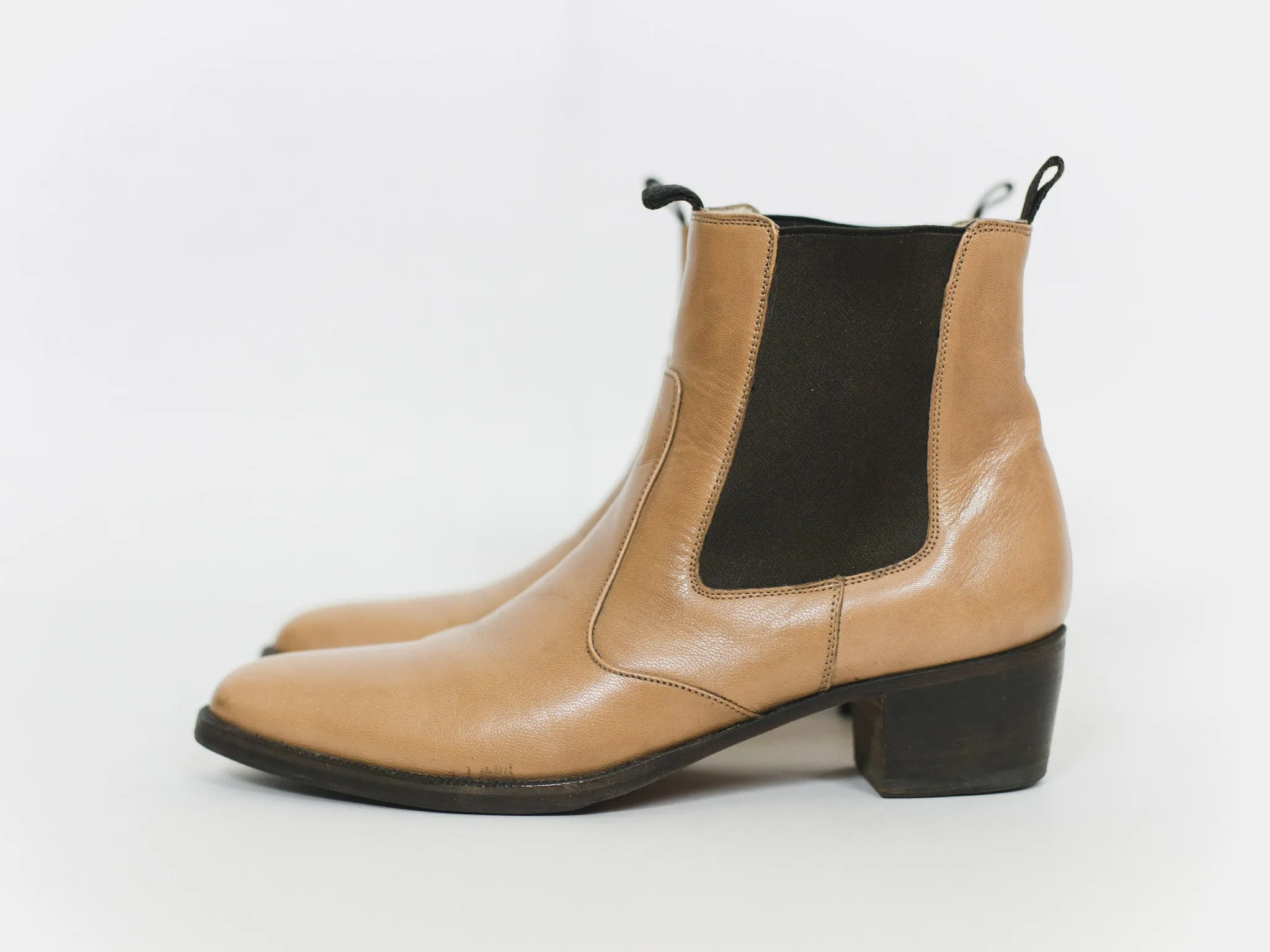 Helmut Lang Cuban Heel Chelsea Boots