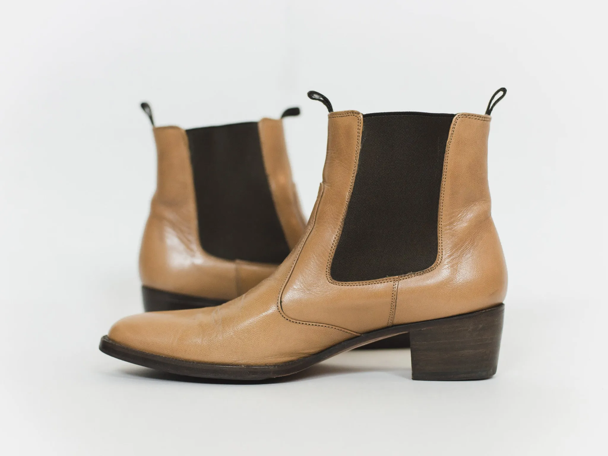 Helmut Lang Cuban Heel Chelsea Boots