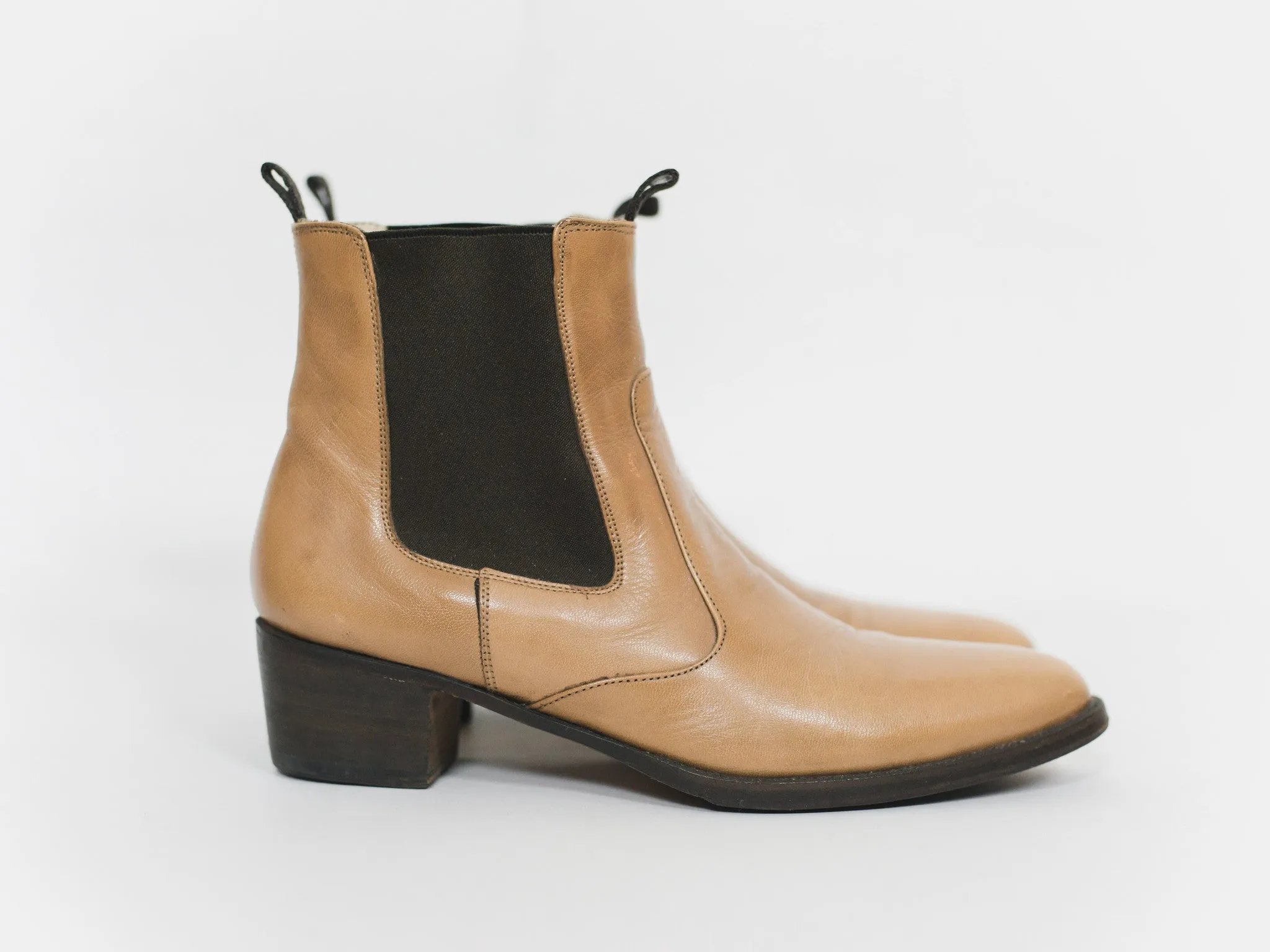 Helmut Lang Cuban Heel Chelsea Boots