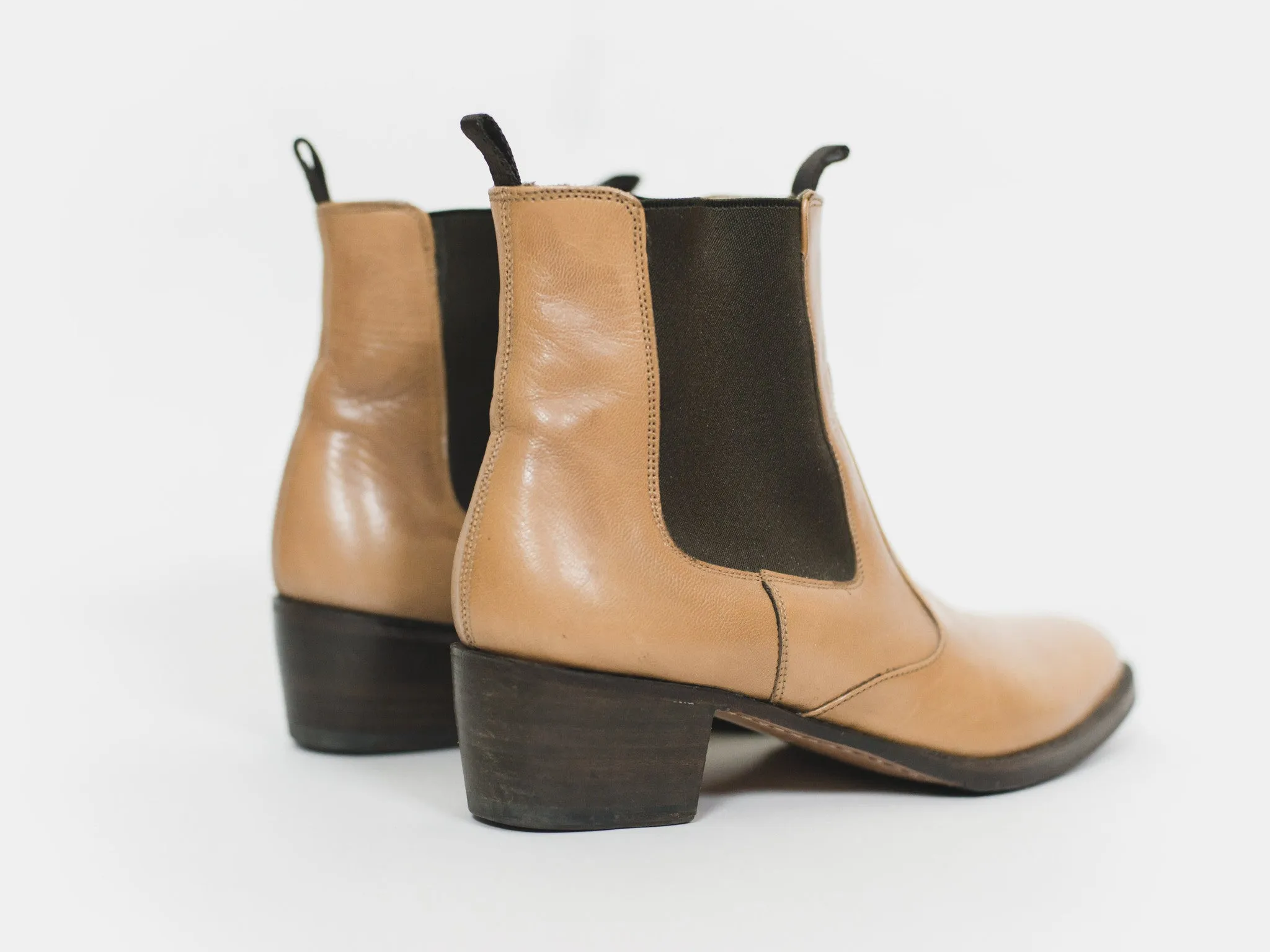 Helmut Lang Cuban Heel Chelsea Boots